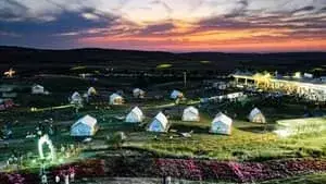 عرضت شركة DESA RV منتجاتها في مهرجان Tianshan Outdoor Living Festival.