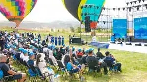 عرضت شركة DESA RV منتجاتها في مهرجان Tianshan Outdoor Living Festival.